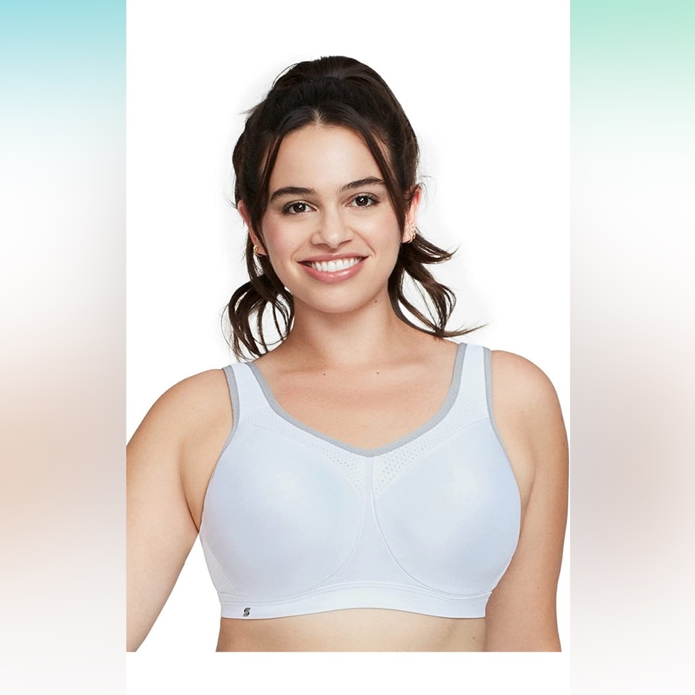 Glamorise Women's Plus Size Hi-Impact Sports Bra Underwire #9066